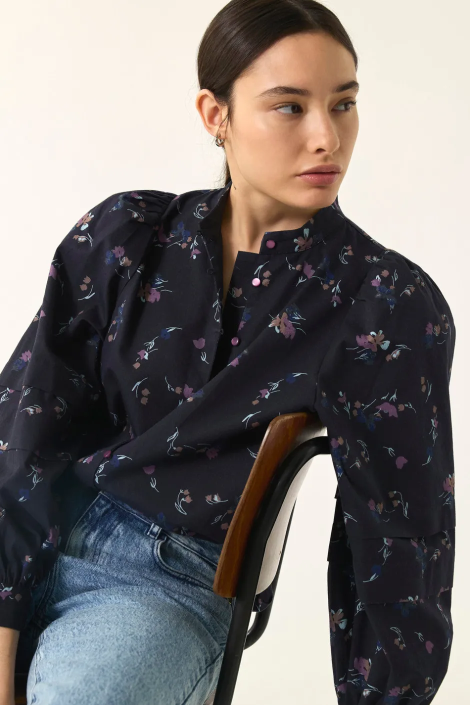 blouse_suzanne_cosmos_0.webp Blouse Suzanne | Des Petit Hauts Sale