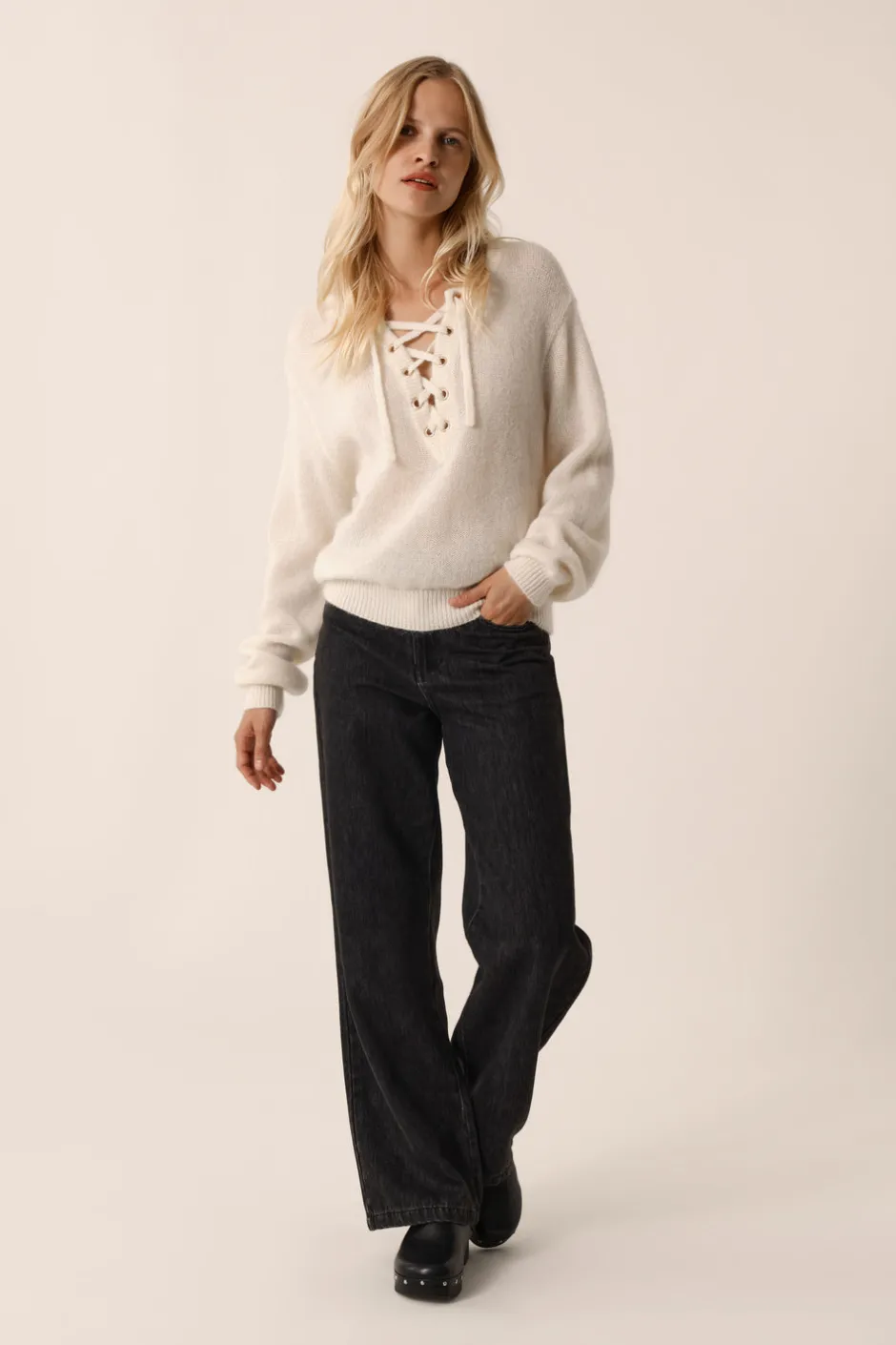 pull_buchette_ecru_2.webp Pull Buchette | Des Petit Hauts Cheap