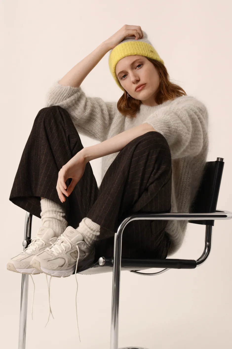 pull_burma_gris_chine_1.webp Pull Burma | Des Petit Hauts Outlet