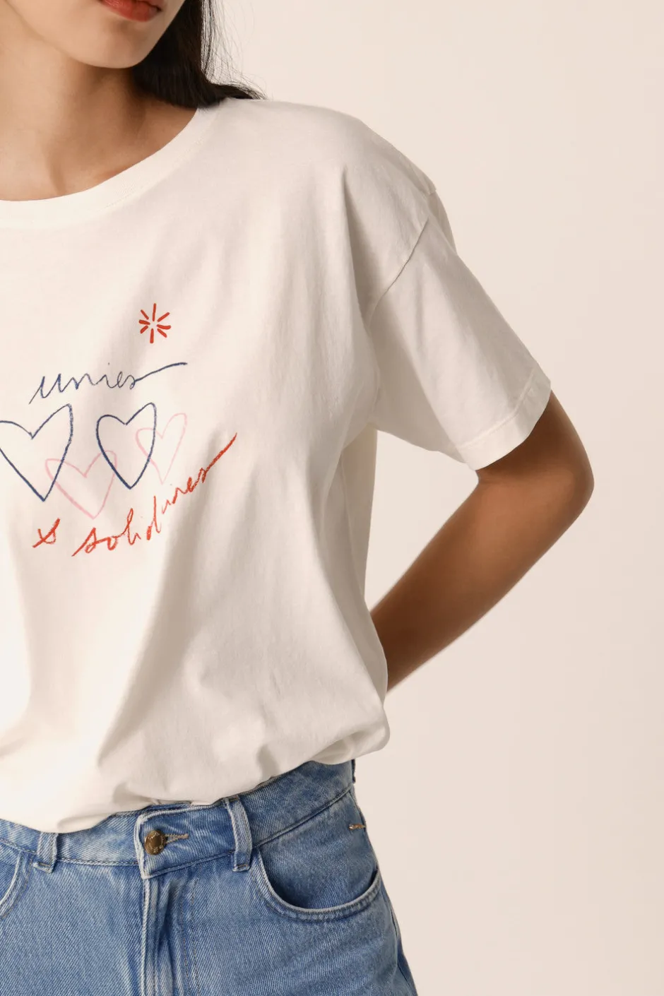 teeshirt_marina_ecru_1.webp Tee-shirt Marina | Des Petit Hauts Outlet