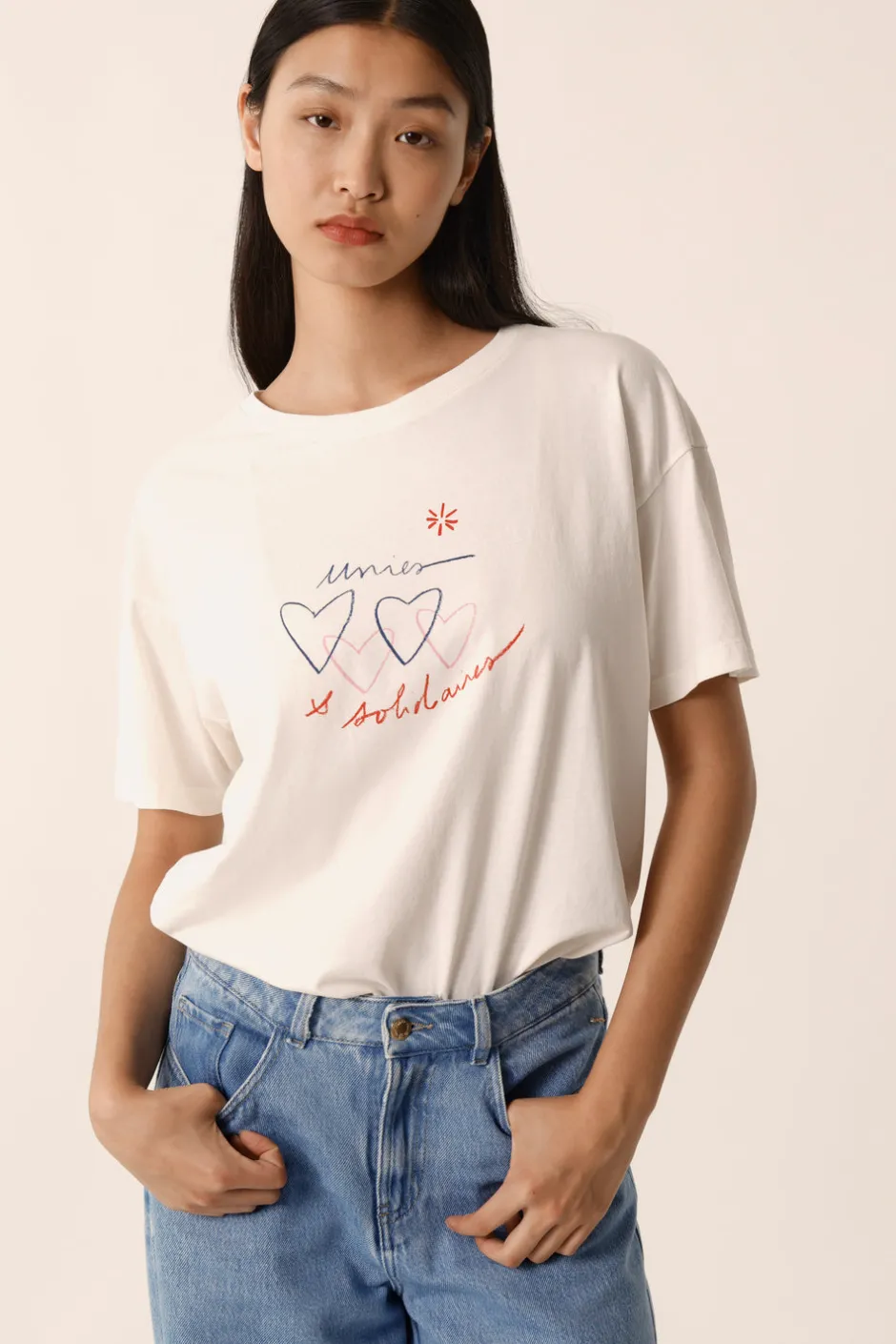 teeshirt_marina_ecru_3.webp Tee-shirt Marina | Des Petit Hauts Outlet