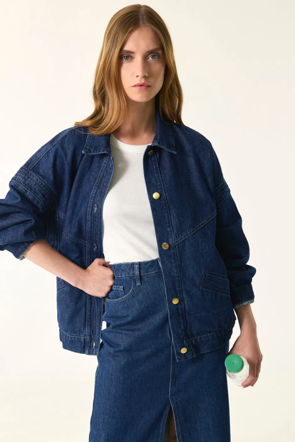 veste_loubia_indigo_0.webp Veste Loubia | Des Petit Hauts Flash Sale