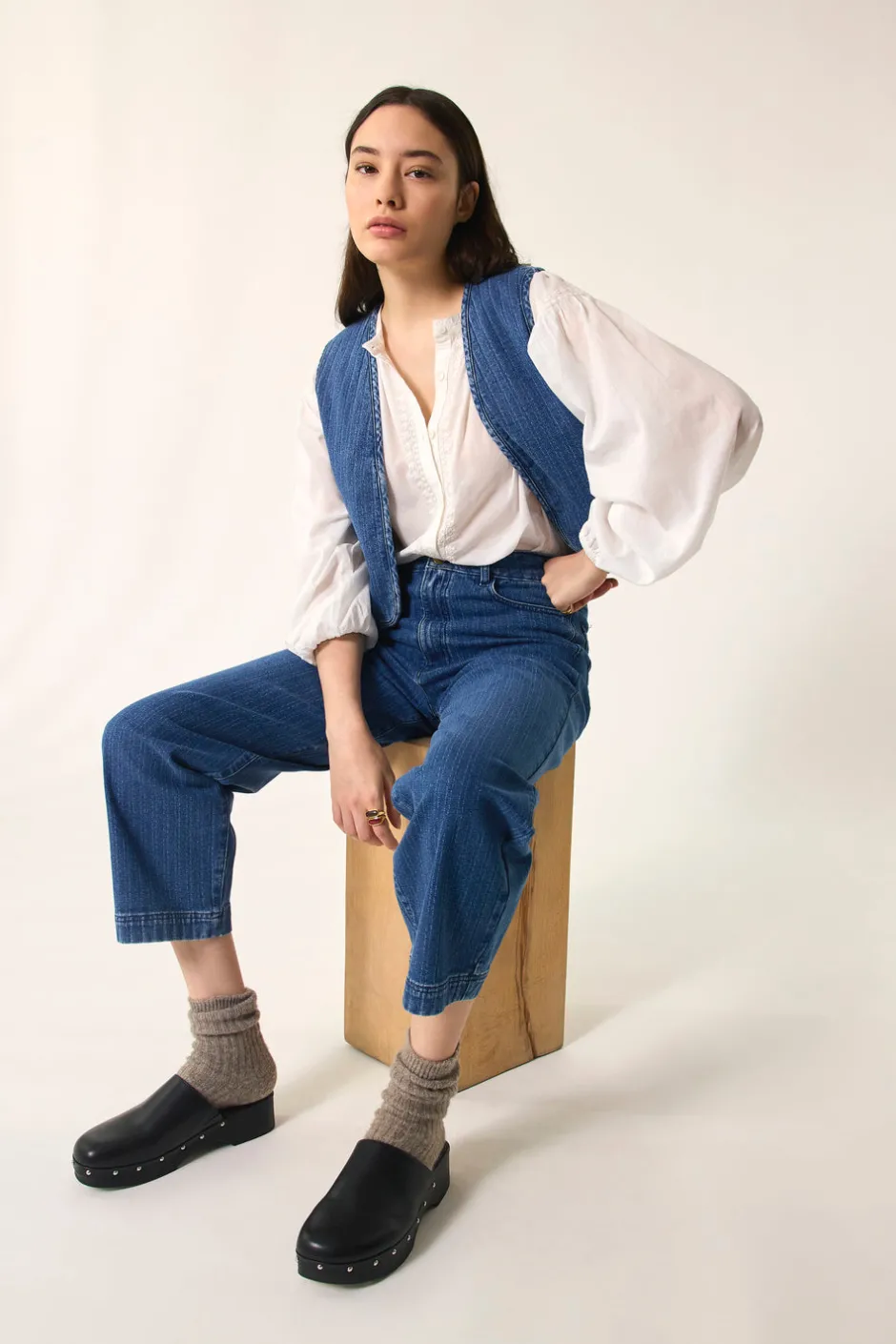 veste_loucy_middle_blue_1.webp Veste Loucy | Des Petit Hauts Cheap