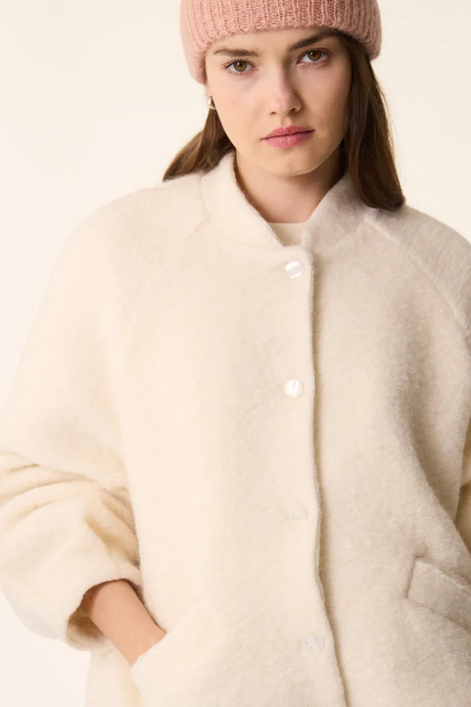 veste_maille_hildou_creme_0.webp Veste maille Hildou | Des Petit Hauts Fashion