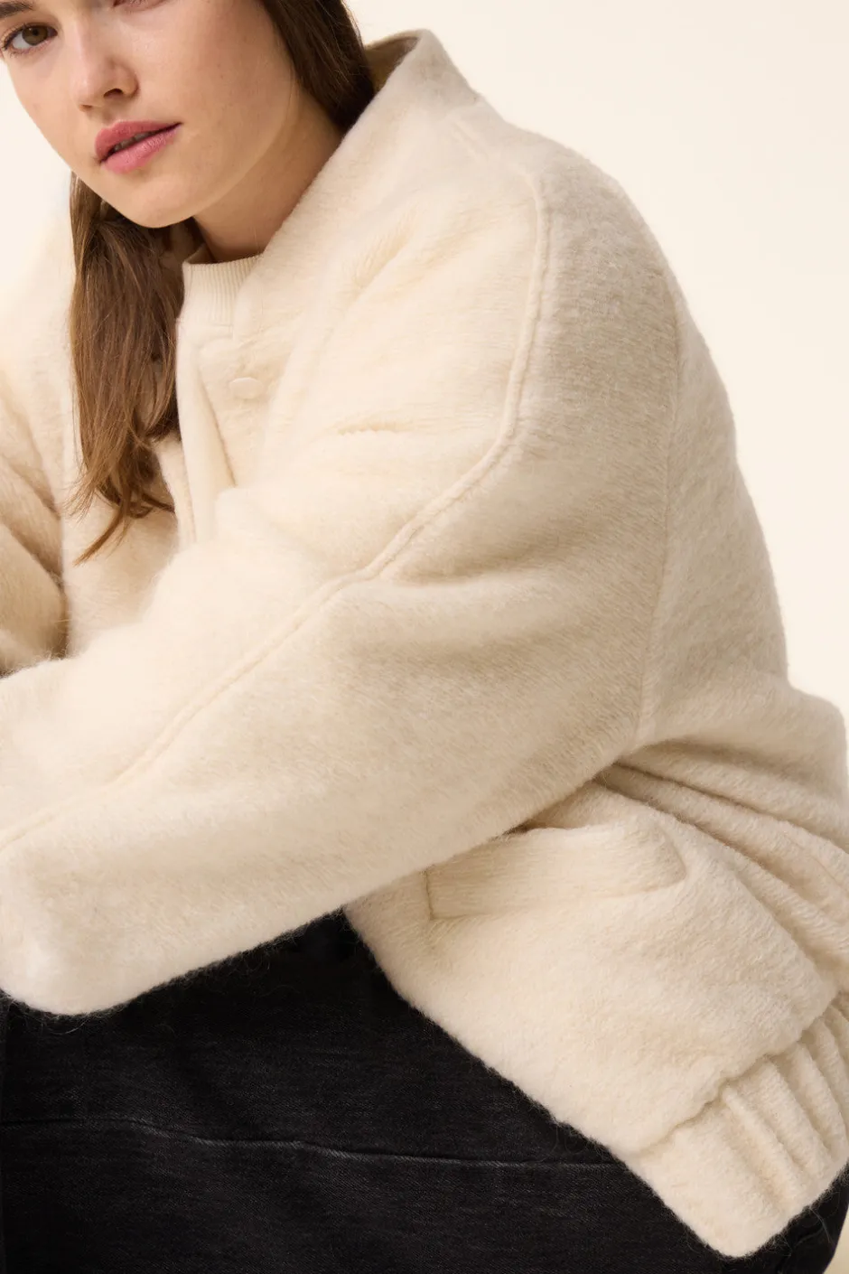 veste_maille_hildou_creme_4.webp Veste maille Hildou | Des Petit Hauts Fashion