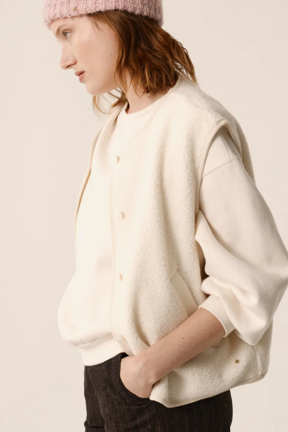 veste_maille_sans_manches_zlata_creme_0.webp Veste maille sans manches Zlata | Des Petit Hauts Best